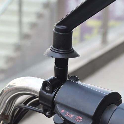 2 Pieces 22mm Handlebar Mirror Mount Clamps 10mm Thread Holders Motorcycle