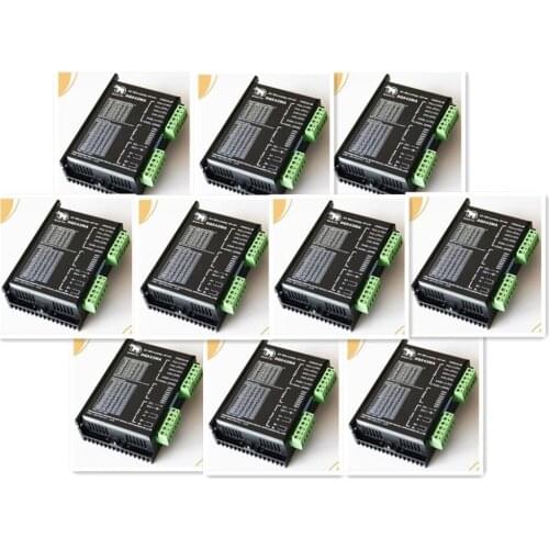 10pcs Stepper Digital Driver DQ542MA 50V4.2A 128Microsteps,Nema23 stepper motor wantai+Breakout Board&Cable