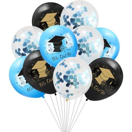 12inch Balloon Graduation Celebration Decoration Party Balloon Decoration Graduation Season Balloon