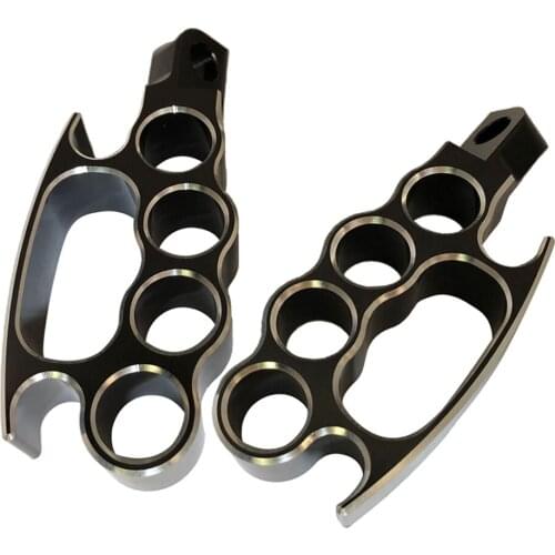 2Pcs Flying Knuckle Foot Pegs Footpegs Custom Pedal For Harley XL