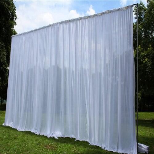 3X6M Wedding Backdrop Curtain Wedding Drapes/Stage Backdrop For Wedding Event&Party&Banquet Decoration(Lycra Chair Cover)