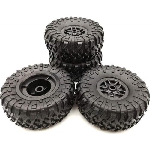 4 Pcs RC Car Tires Wheels Rims Set for MN D90 D91 RC Car Spare Parts Crawler Car Assembled Tyre for Truck Parts & Accessories