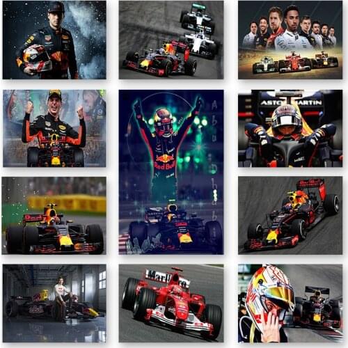 Diamond Embroidery F1 Car Diamond Painting Mystery Box Diamond Mosaic Rhinestone Diy 5D Racing Diamond Artist Home Decoration