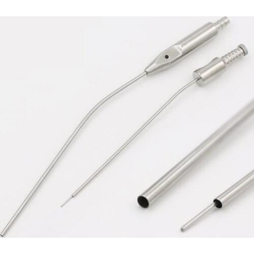 Nasal aspirator punctures the maxillary sinuses for irrigation, cosmetic plastic surgery, stainless steel nose surgery instrumen