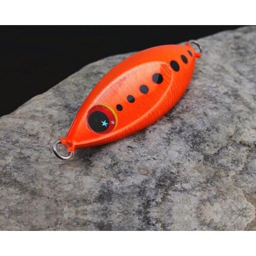 BATTLEBASS 40G 60G 80G 100G Metal Jig Spoon Lure Artificial Bait Shore Slow Jigging Super Hard Saltwater Lures Long Sho