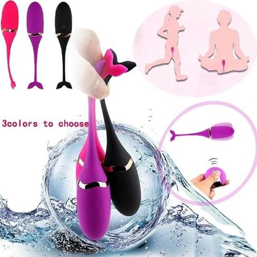 Tadpole Wireless Remote Control USB Charging Vibrator Couple Waterproof Jump Egg Strong Vibration For Woman sex toys for women