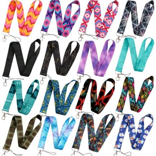 DZ2112 Fashion Simplicity Neck Strap Lanyard for Key Nurse ID Badge Holder Key Chain Key Holder Hang Rope Keyrings Accessories