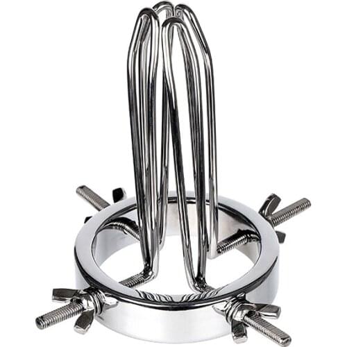 Extreme Anal Vaginal Dilator Vaginal Speculum Mirror Adult Metal Anus Pussy Dilator Anal SM toy For Woman utt Expansion Device