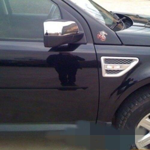 FIT FOR LAND ROVER FREELANDER 2 /LR2 (2006-2009) discovery 3 CHROME SIDE MIRROR COVER TRIM MOLDING CAP OVERLAY LF1