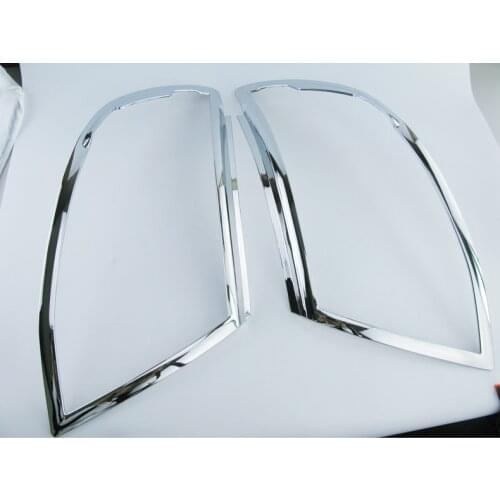 For Ford Ranger PX 2012 2013 2014 Chrome Headlight Head Light Surround Trim Car Styling Tuning Accessories