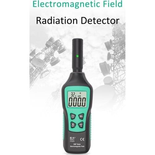 EMF Meter Household Radiation Detector 5HZ—3500MHz Sound-Light Alarm Hand-held Digital LCD Electromagnetic Field Meter