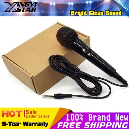 Quality Wired Dynamic Microphone Professional Mike Microfone Mikrofone Mic For Singing KTV Karaoke Microphone System Microfono