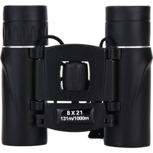 ZIYOUHU 8x21 Compact Zoom Binoculars Long Range 3000m Folding HD Powerful Mini Telescope BAK4 FMC Optics Hunting Sports Camping