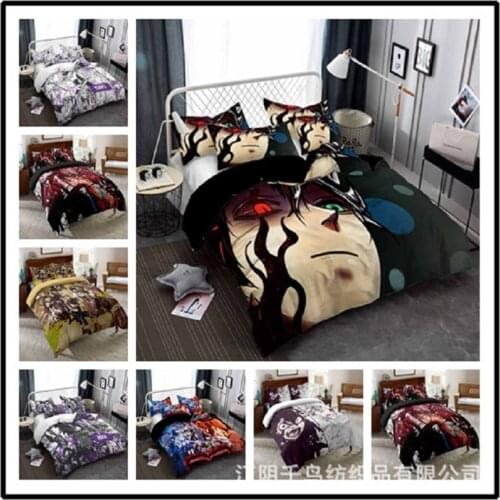 Bedding Sets US/Europe/UK Size Quilt Black Clover Bed Cover Duvet Cover Pillow Case 2-3 Pieces Sets Adult and Children