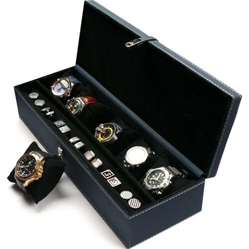 Adalinhome Leather Watch Accessories Box