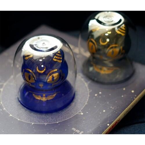 Creative personality water cup cat cup double glass heat insulation juice cup coffee cup milk cup water bottles