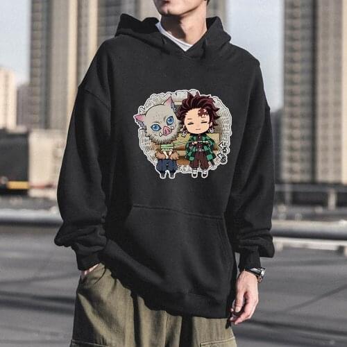 Demon Slayer Woman Hoodie Japan Style Anime Hoodies Men Plus Size Long Sleeve Streetwear Spring Autumn Clothing