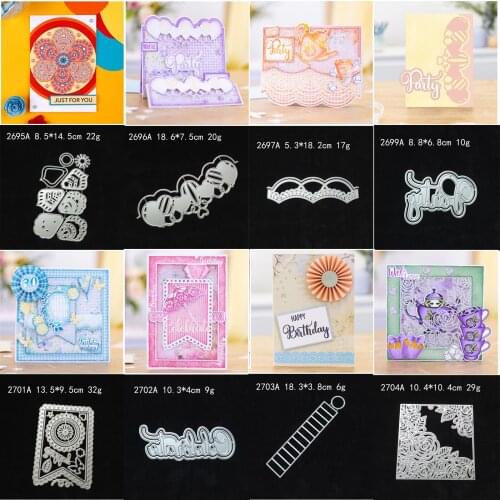 Panalisacraft 8 styles Christmas Metal Cutting Dies Stencils for DIY Scrapbooking/album Decorative Embossing DIY Paper Cards
