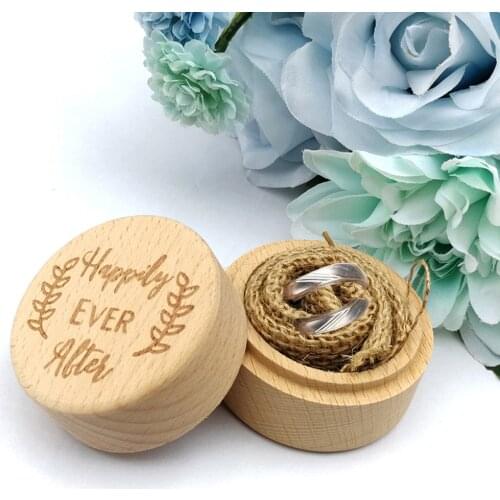 Personalized Rustic Wedding Wood Ring Box Holder Custom Your Names and Date Wedding Ring Bearer Box