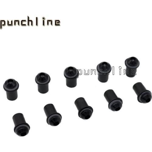 Fit For APRILIA RS 125 RS125 RSV4 Fairing kit RSV 1000 Tuono Windshield Bolts Screw Nut Fastener Kit 5mm 10Ps eight colors