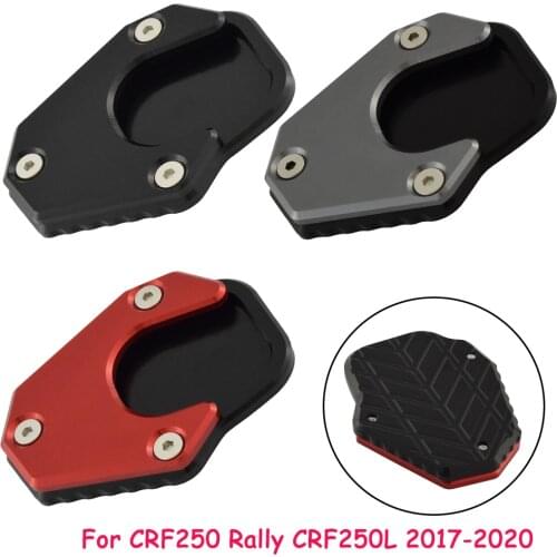 For Honda CRF250 RALLY CRF250L 2017-2020 Motorcycle Kickstand Foot Side Stand Extension Enlarge Pad Support Plate