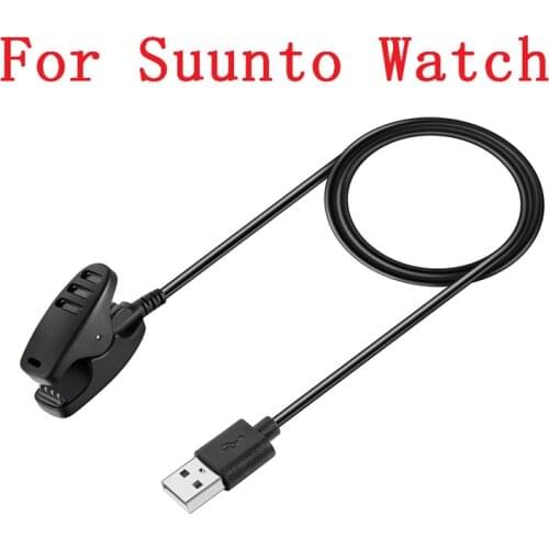 Portable Black Charger USB Cable For Suunto Ambit 1/2/3 Smart Watch Fast Charging Adapter Clip Replacement High Quality Charger