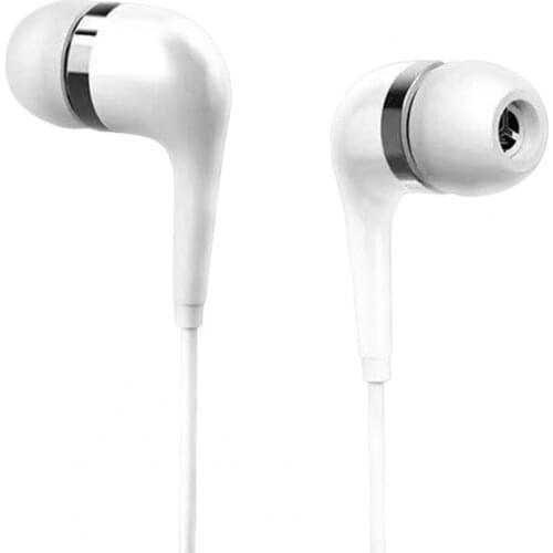 Wired Earphone In-ear Universal 3.5mm Stereo Sound Noise Reduction Sport Headset with Microphone for Smartphone MP3 Computer
