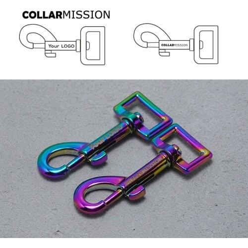 100pcs/lot Engraved buckle, We provide laser engraving service customize LOGO 20mm For Dog Collar-Strap DIY Accessory 4 colours