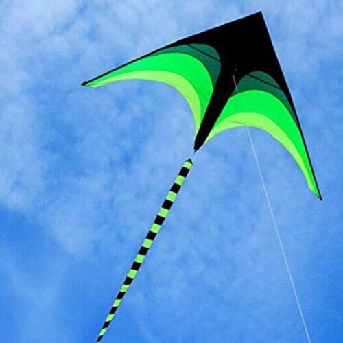 2M Super Huge Kite Triangular Kite Ideal Picnic Toy Outdoor Educational Gifts 10M Long Flying Floating Tail Kites For Kids