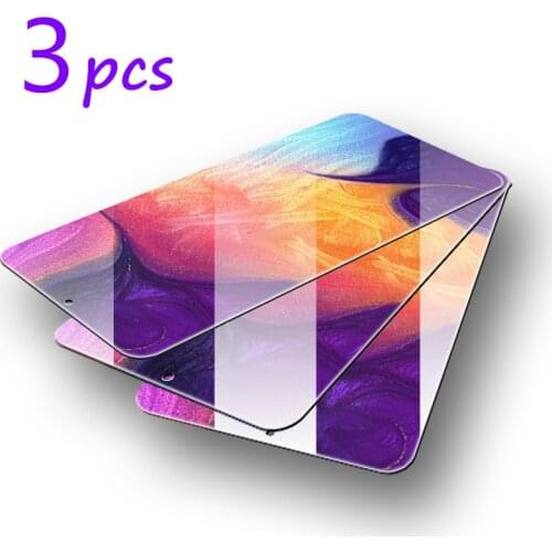 3Pcs Protective Glass For Samsung Galaxy A50 A51 A71 A21s M51 A41 A10 A02 s Tempered Glas Screen Protector For Samsung M21 A12