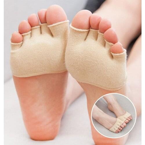 1Pair Five Toe Socks Orthotics Separators For Toes Bunion Corrector Orthopedic Hallux Valgus Posture Correction Ectropion
