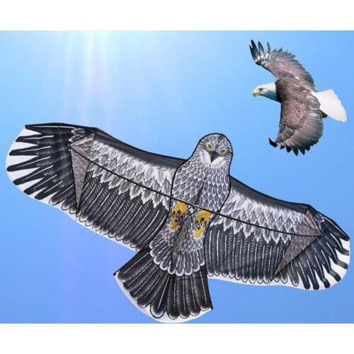 Free shipping high quality 2m large eagle kite flying higher with reel line owl kite animal kites wholesale bird toy parts 100m