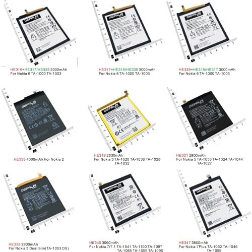 HE338 4000mAh Phone Battery For Nokia 2 Battery Replacement High Quality Lithium Polymer