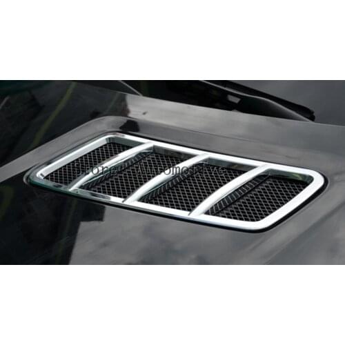 ABS Chrome Engine Roof Hood Sticker Trim For Mercedes Benz ML GL GLE GLS Car Accessory 2013-2017