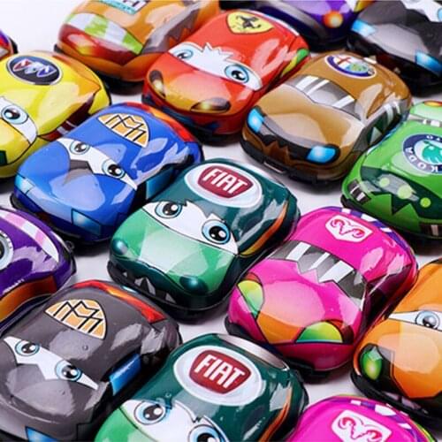 Toys for Children Pull Back Car Set Boys Educational Racing Story Q Version Mini Car Model Games Baby Kids Toy Gift W14