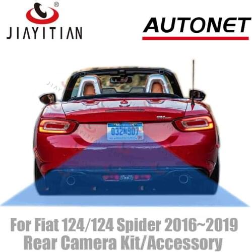 JIAYITIAN For Fiat 124/Abarth 124 Spider 2016~2019 2018 original Factory Screen Adapter Cable Rear View Camera/kit backup camera