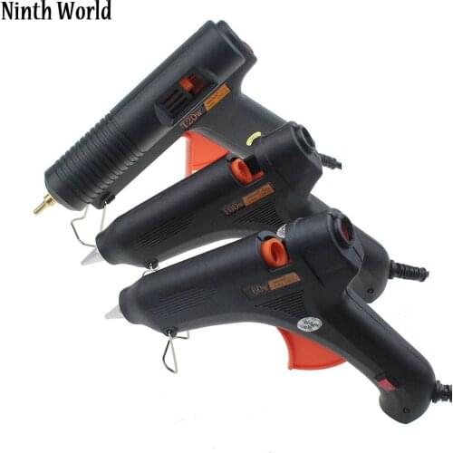 Ninth World Hot Melt Glue Gun 20W/25W/60W/100W/120W Switch Temperature Control Repair Tool With 10pcs 7mm / 11mm Glue Sticks