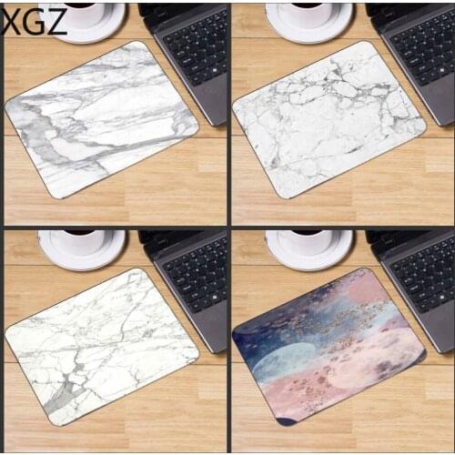 XGZ Mouse Pad Geometric Marble Stripes Black Seams Computer Office Gaming Mouse Pad Table Mat 180 * 220 * 2mm / 250 * 290 * 2mm