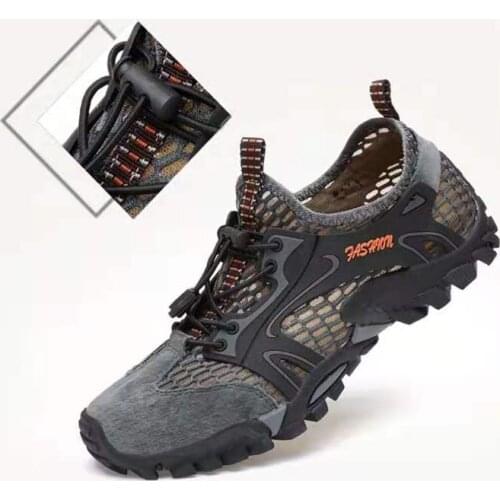 Water Sneakers Men Non Slip Hiking Climbing Aqua Shoes Beach Barefoot Upstream Shoes Seaside Footwear Male Outdoor Sport 37-50