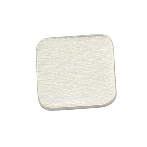 Beadsnice 925 Sterling Silver Brushed Stamping Blanks Square Disc for Jewelry Making 39119