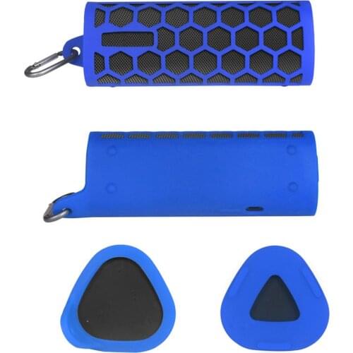 Soft Silicone Case Protective Cover Shell With Carabiner Case Skin Sleeve Compatible With Sonos Roam Speaker Sweatproof Case