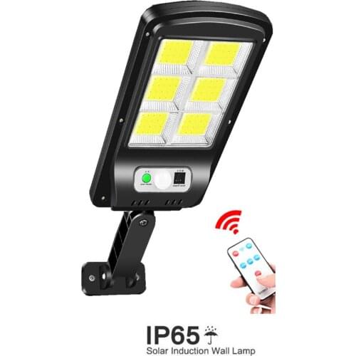 Tabular oblong LED Solar Motion Sensor Wall Light Outdoor Street Lamp Waterproof Adjustable Brightness Garden Street Lamp with R