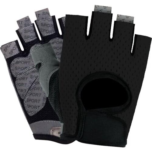 Fitness gloves half finger men and women dumbbell non-slip breathable weightlifting riding sports thin gloves