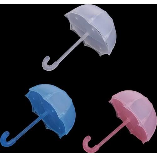 Pieces of 12/Set Clear Small Umbrella Sweets Candy Boxes Baby Shower Gift Favor