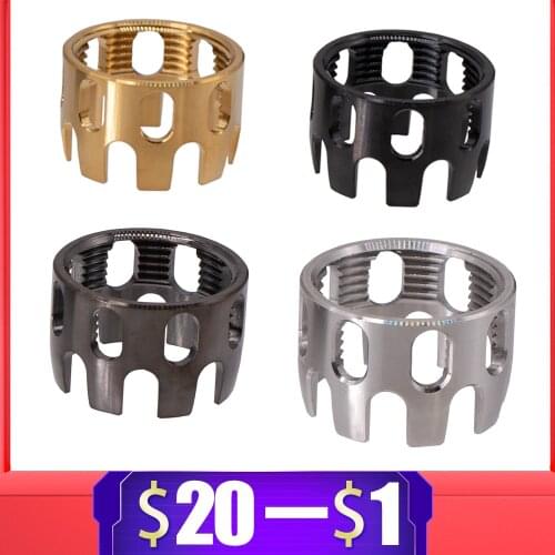 High Quality Stainless Steel Buttstock Tube Lock Ring For Airsoft Gel Blaster AEG JinMing8 M4 M16 Stock Pipe Paintball Accessory