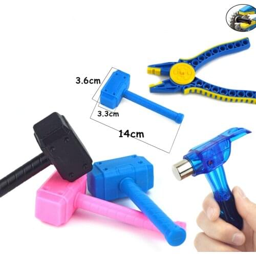 Tool Building Block Designer Creator Technology Parts Hammer Pliers Clip remover for DIY assembly Brick Technic Tool Accessories