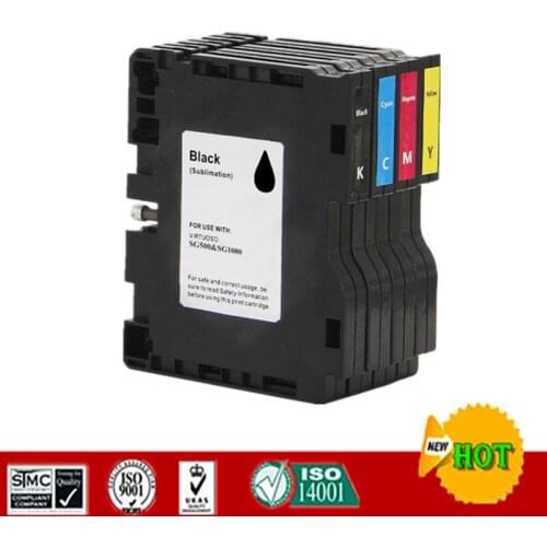 Sublimation Ink Cartridge For Ricoh Sawgrass SG500 SG1000 Inkjet Printer Heat Transfer Hot Press Ink For T-shirt Mask