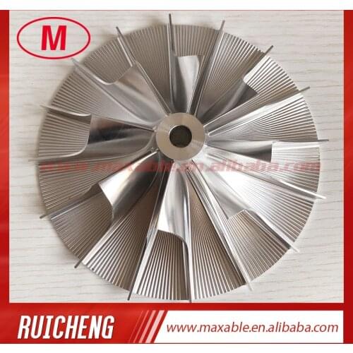 Supercharger 8+8 blades 82.76/145.90mm high performance turbo/milling/aluminum 2618/billet compressor wheel