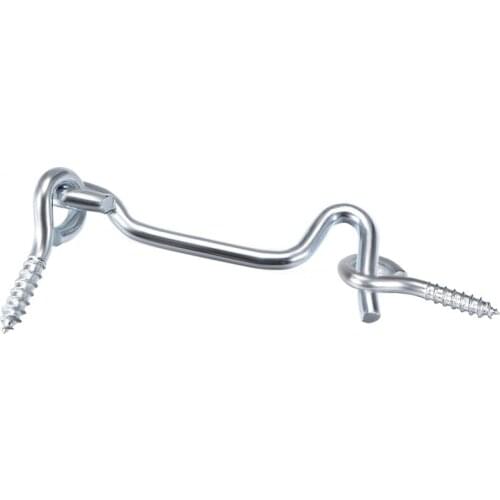 Uxcell 1.7" - 3" Cabin Hook Eye Latch Gate Door Swivel Window Door Hook with Mounting Screws 1.7inch 10pcs