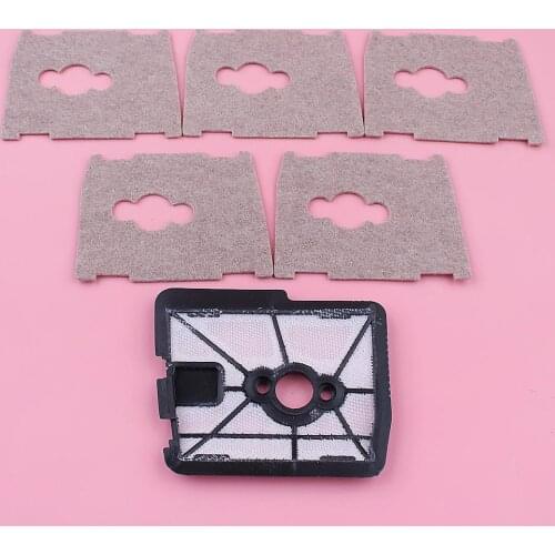5PCS Air Filter for STIHL FS360 FS420 FS420L FS500 FS550 FS550L 2 Stroke Engine Garden Tools Spare Parts
